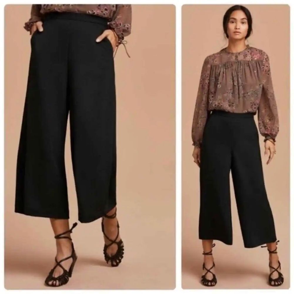 Like new ARITZIA Wilfred Lalemant Culotte Wide leg Trouser Pants Pockets Size 4